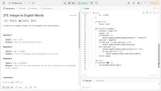 Leetcode 273 - Integer to English Words - Python