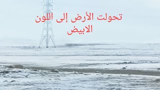 الثلوج في أرض الأنبار ولأكثر من عقدين من الزمن لم تحصل هذه الحالة النادرة