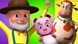 Old MacDonald Had A Farm Nursery Rhyme | Kids Songs | Videogyan 3D Rhymes