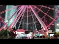 Night view of the Hongkong Observation and AIA Vitality Park/ Ferris Wheel in central, Hongkong!