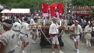 2018年　いくたま夏祭・宵宮②　宮入　中太鼓・子供太鼓