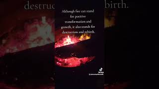 Spiritual meaning of fire..🔥🔥 #rebirth #transformation #fire #relaxation #calm