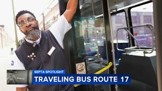 SEPTA's Route 17 bus operator Khalief Baxter brightens commuters' days