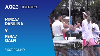 Mirza/Danilina v Pera/Galfi Highlights | Australian Open 2023 First Round