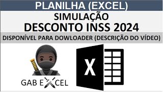 PLANILHA - SIMULAÇÃO CÁLCULO INSS 2024 (AUTOMÁTICO) EXCEL #inss2024