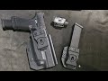 warriorland crossbow ma1 plam, iwb glock holster, and iwb mag carrier | low vis larp unboxing