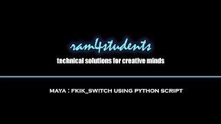 FKIK_Switch using Python Script