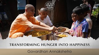 From Hunger to Happiness | Govardhan Annakshetra | Food for Life | #hungerfreepalghar | ISKCON GEV