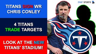 Titans Trade Rumors: 4 NEW Trade Targets Ft. Jerry Jeudy + Titans Stadium Plan & Chris Conley News
