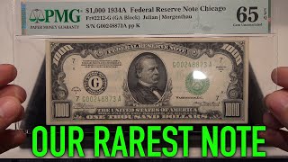 The RAREST NOTE We Have Ever Handled! ($1000 BILL)