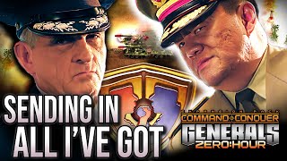 Air Force General vs Tank General - Hard Difficulty with Commentary | C\u0026C Generals Zero Hour