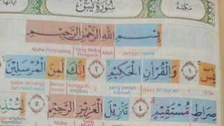 BELAJAR NGAJI QURAN SURAH YASIN AYAT 1-40