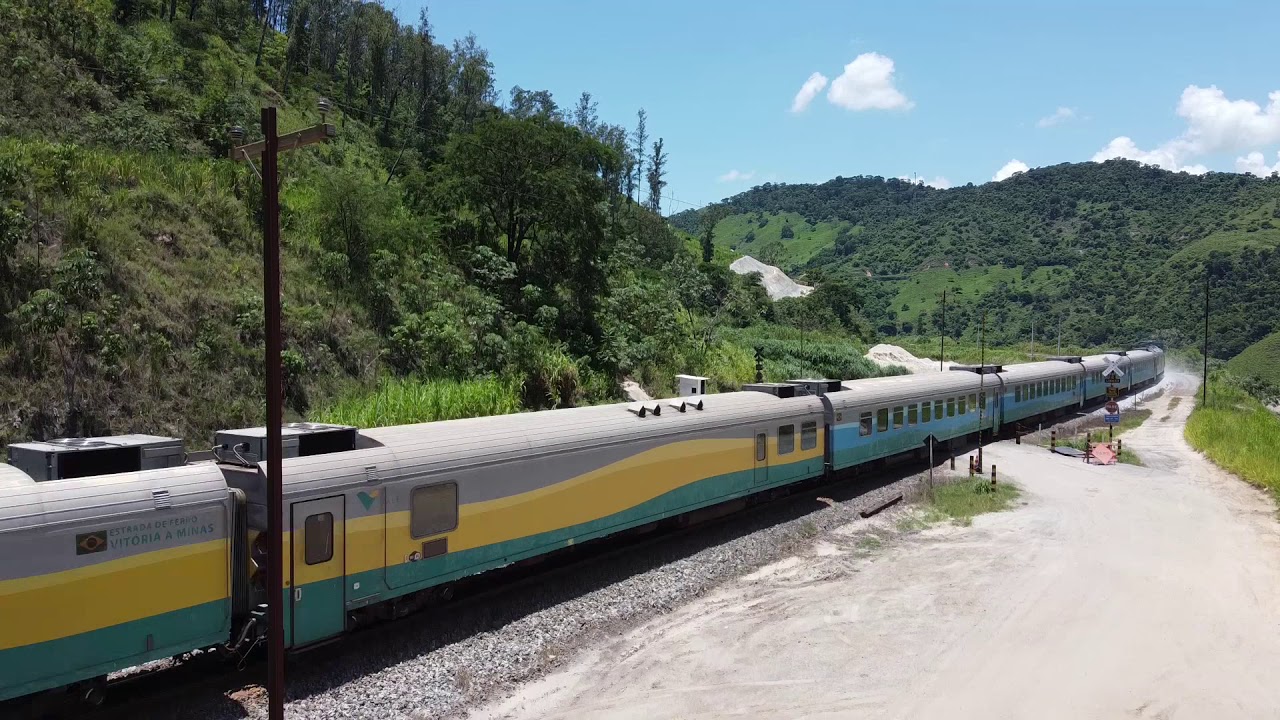 TREM DE PASSAGEIRO BELO HORIZONTE MINAS GERAIS A VITÓRIA ESPIRITO ...