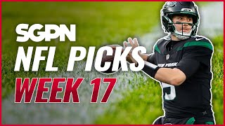 NFL Picks Week 17 - NFL Predictions 1/1/23 - Sports Gambling Podcast - NFL Predictions Week 17
