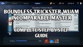 Boundless Trickster Wuam - Complete Guide - MIR4 Mystery Quest -   Incomparable Master