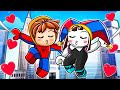 Becoming The STRONGEST SUPERHERO Couple In Roblox with POMNI! (The Amazing Digital Circus)