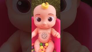CUTE JJ's CALLING HIS MAMA WHILE IN THE BATHTUB WITH M&MS CANDY #mnm #shorts #viral #youtubeshorts
