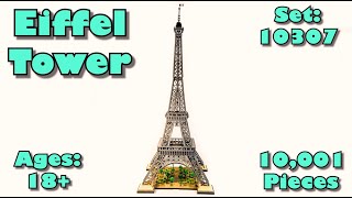 Lego ICONS | Eiffel Tower | 10307 - Unboxing and Speed build The Huge Eiffel Tower LEGO set