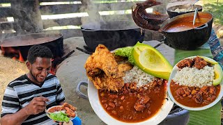 EL CUÑAO SE COME UN POQUITO Para Aguantarse COMIDA TIPICA. Recordando La Vida Del Campo