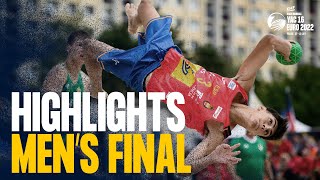 Men's Final | Hungary vs Spain | Highlights | YAC 16 EHF Beach Handball EURO 2022