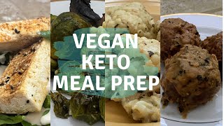 Vegan Keto Meal Prep For The Week // Simple and Delicious Recipes