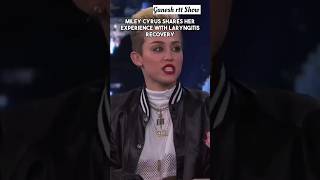 Miley Cyrus Shares Her Experience With Laryngitis Recovery #shorts #trending #mileycyrus