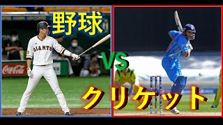 【比較】野球 vs クリケット　魅力的なスポーツはどちらなのか？