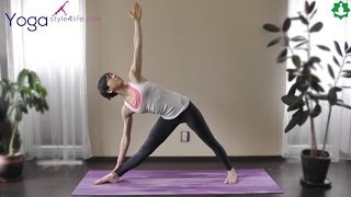 Utthita trikonasana - pozycja rozciągniętego trójkąta