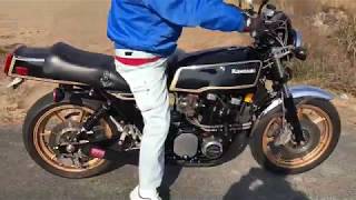 Z750FX　n r f サイレンサー　SPver. (M) 鳴き音  Kawasaki Z750FX Exhaust sound