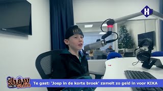 Joep in de korte broek' zamelt door het hele jaar in korte broek te lopen, geld in voor KIKA