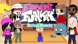 Friday night funkin mod characters react: Part 53.5 BONUS PART