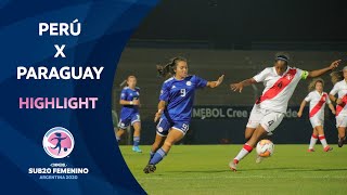 Perú 0-3 Paraguay l Sub20 Femenino