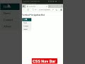 navbar | navbar css | nav bar in html | navbar html css | nav bar designs | #shorts #css