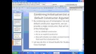C++ Classes Member Initialization List and Default Constructor Parameters