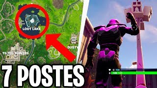 baila bajo diferentes postes de la luz desafios semana 1 fortnite - holofotes de luz fortnite