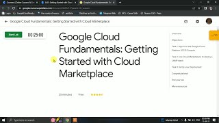 Google Cloud Fundamentals Getting Started with Cloud Marketplace LAB Solution (GCP)