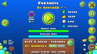 Paranoia 100% (EASY DEMON)