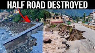 MANALI’s POST FLOOD ROAD CONDITION WAS DEVASTATING | We Rode From Manali To Delhi BUT!!