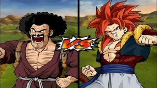 Dragon Ball Z Budokai Tenkaichi 3 - Mr. Satan Vs Gogeta SSJ4