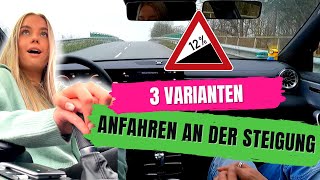 Anfahren an der Steigung Fahrschule Führerschein