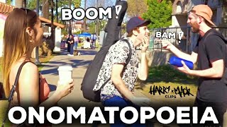 BOOM! BAM! Onomatopoeia with  Tobyraps - Harry Mack Freestyle (Guerrilla Bars 13)