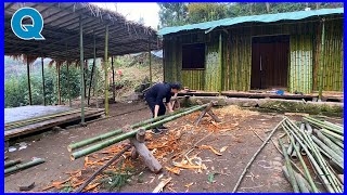 building bamboo house
