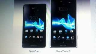 SONY EXPERIA ARCO S \u0026 EXPERIA GO (ADVANCE IN USA).mp4