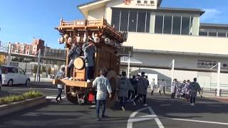 2019 赤尾渋垂郡辺神社 大嘗祭奉祝 屋台揃④