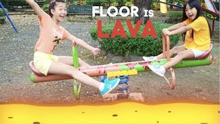 Floor is Lava at the park