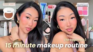 the *ultimate* EASY MAKEUP TUTORIAL for beginners | 15 minutes, no foundation, step by step
