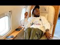 Nigerian singer Davido visits his village for the festival season in a private jet 🛩 ✊