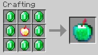 Minecraft, But Crafts Use Emeralds...