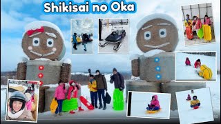 🇯🇵Japan 2024 EP.2 Biei-Furano(1)เที่ยวสวน Shikisai no Oka นั่ง Snow Rafting ไถ Sled เล่นหิมะ ❄️ ฉ่ำ