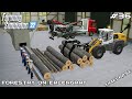 Starting SQUER TIMBER & PLANK production | Forestry on ERLENGRAT | Farming Simulator 22 | Episode 36